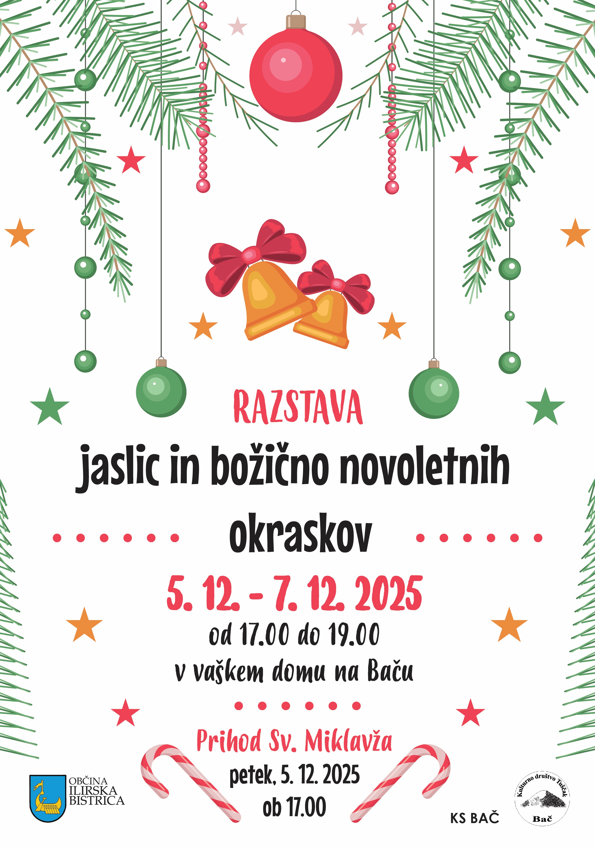 plakat jaslice, božično novoletni okraski (1)